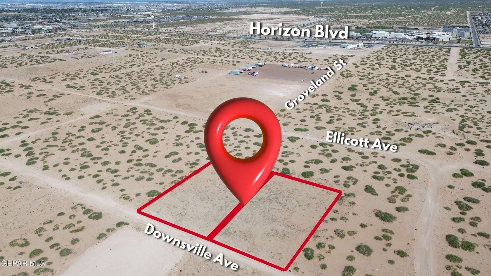 1.65 Acres of Residential Land for Sale in Horizon City, Texas