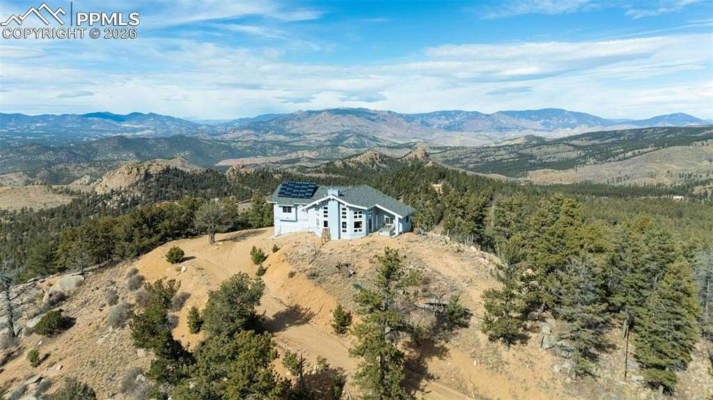 14.7 Acres of Land with Home for Sale in Florissant, Colorado