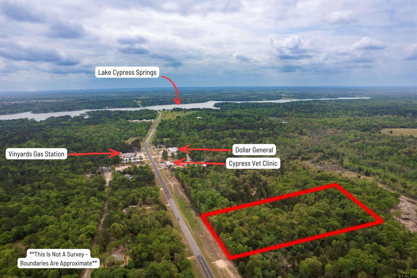 6.16 Acres of Residential Land for Sale in Scroggins, Texas