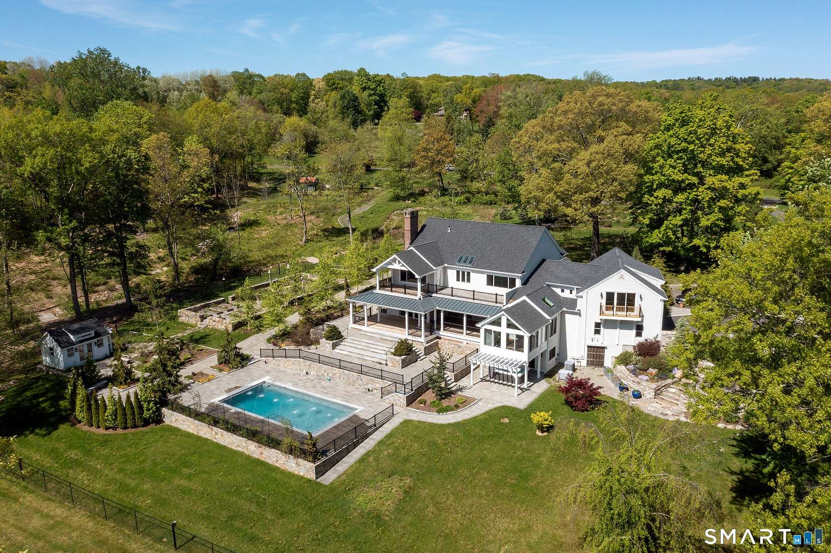 30.2 Acres of Recreational Land with Home for Sale in Bridgewater, Connecticut