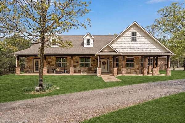 12 Acres of Recreational Land with Home for Sale in Poteau, Oklahoma