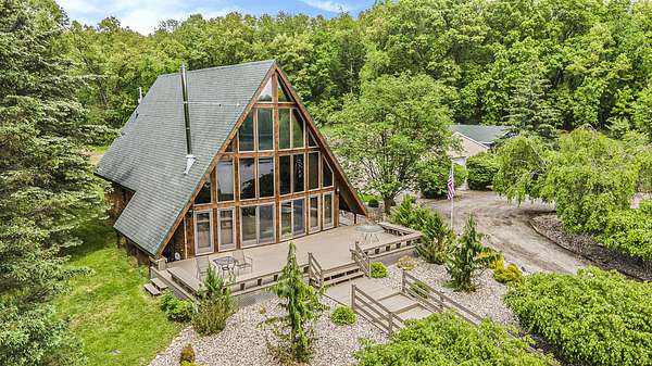 12.4 Acres of Recreational Land with Home for Sale in Brooklyn, Michigan