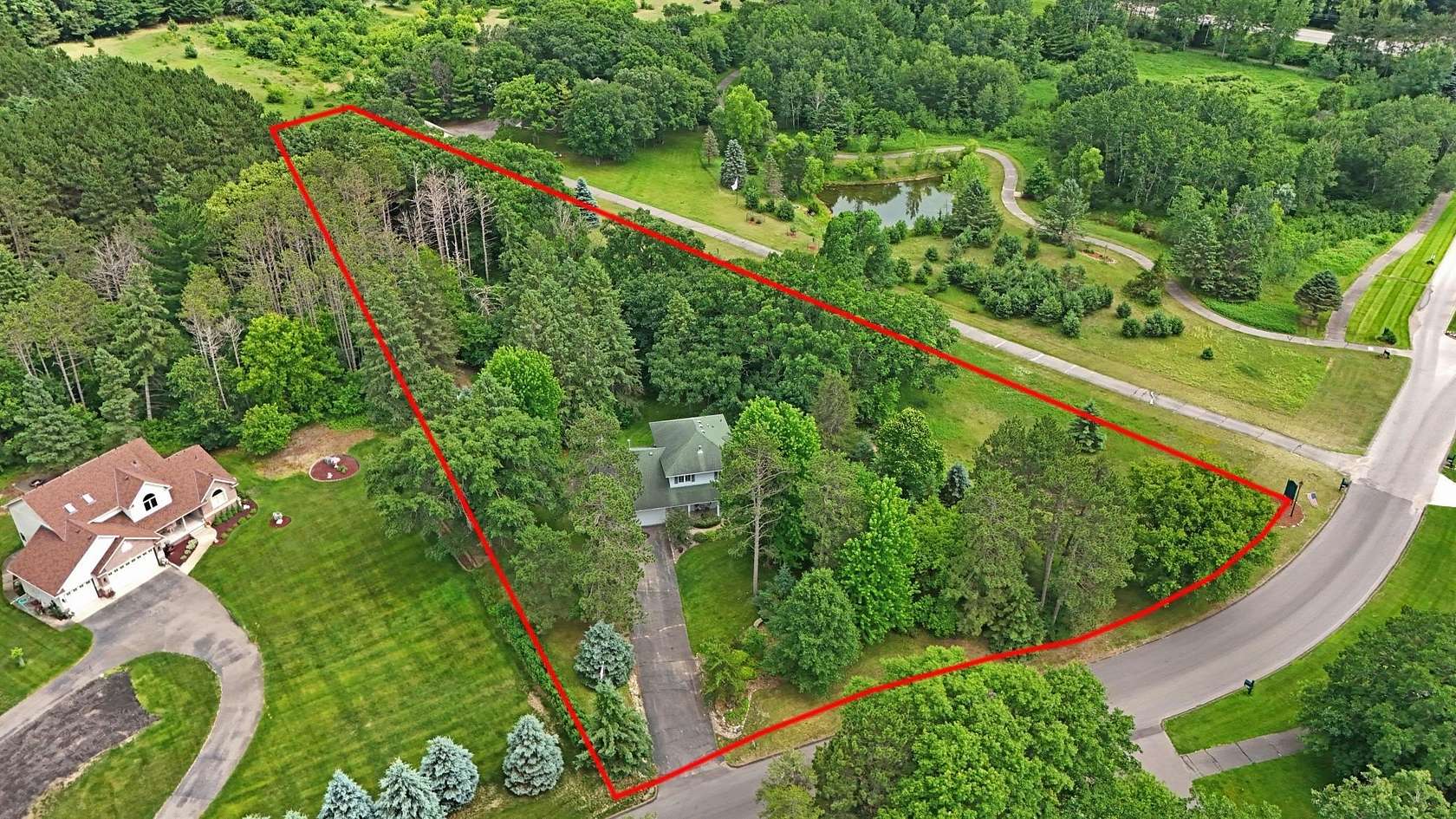 2.75 Acres of Land with Home for Sale in Zimmerman, Minnesota