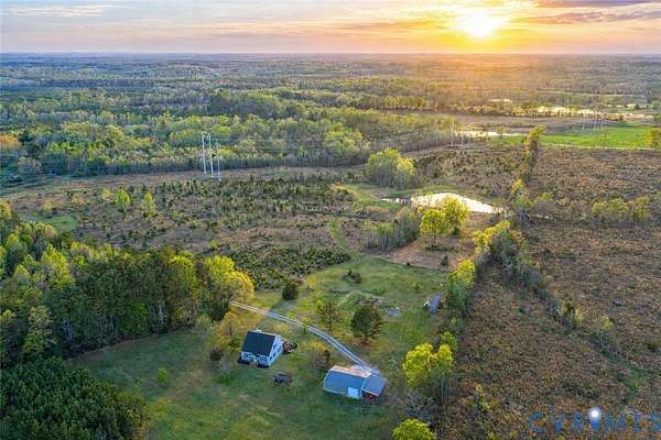 49.3 Acres of Recreational Land with Home for Sale in Chase City, Virginia