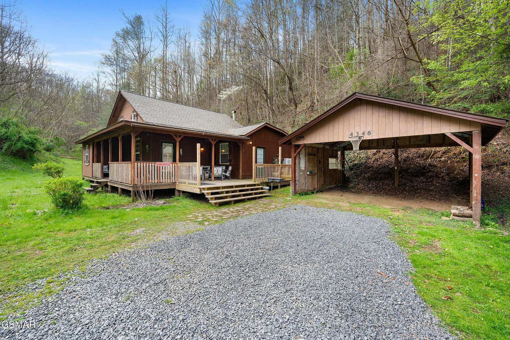 5 Acres of Land with Home for Sale in Pigeon Forge, Tennessee