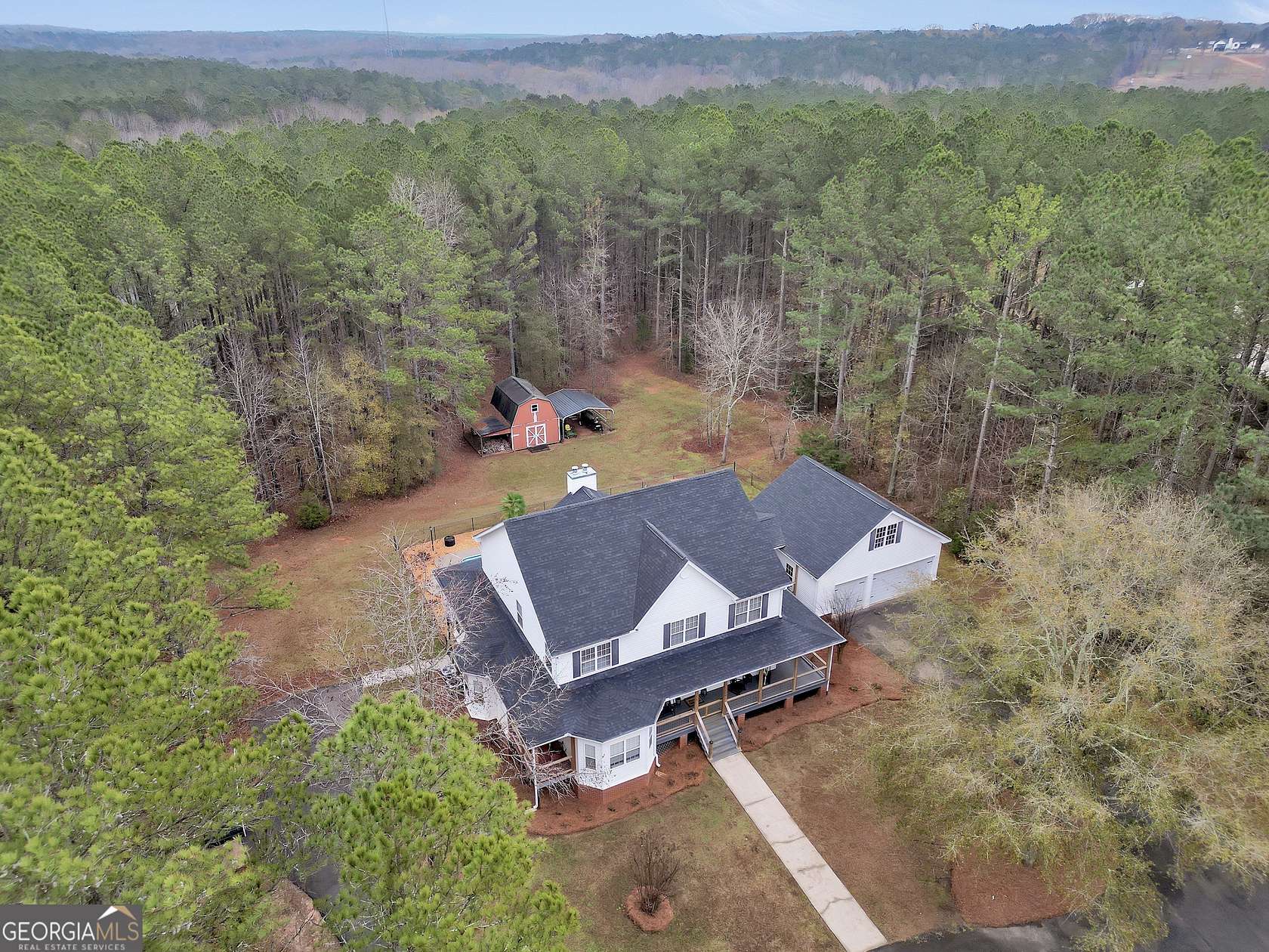 6.16 Acres of Land with Home for Sale in Monticello, Georgia