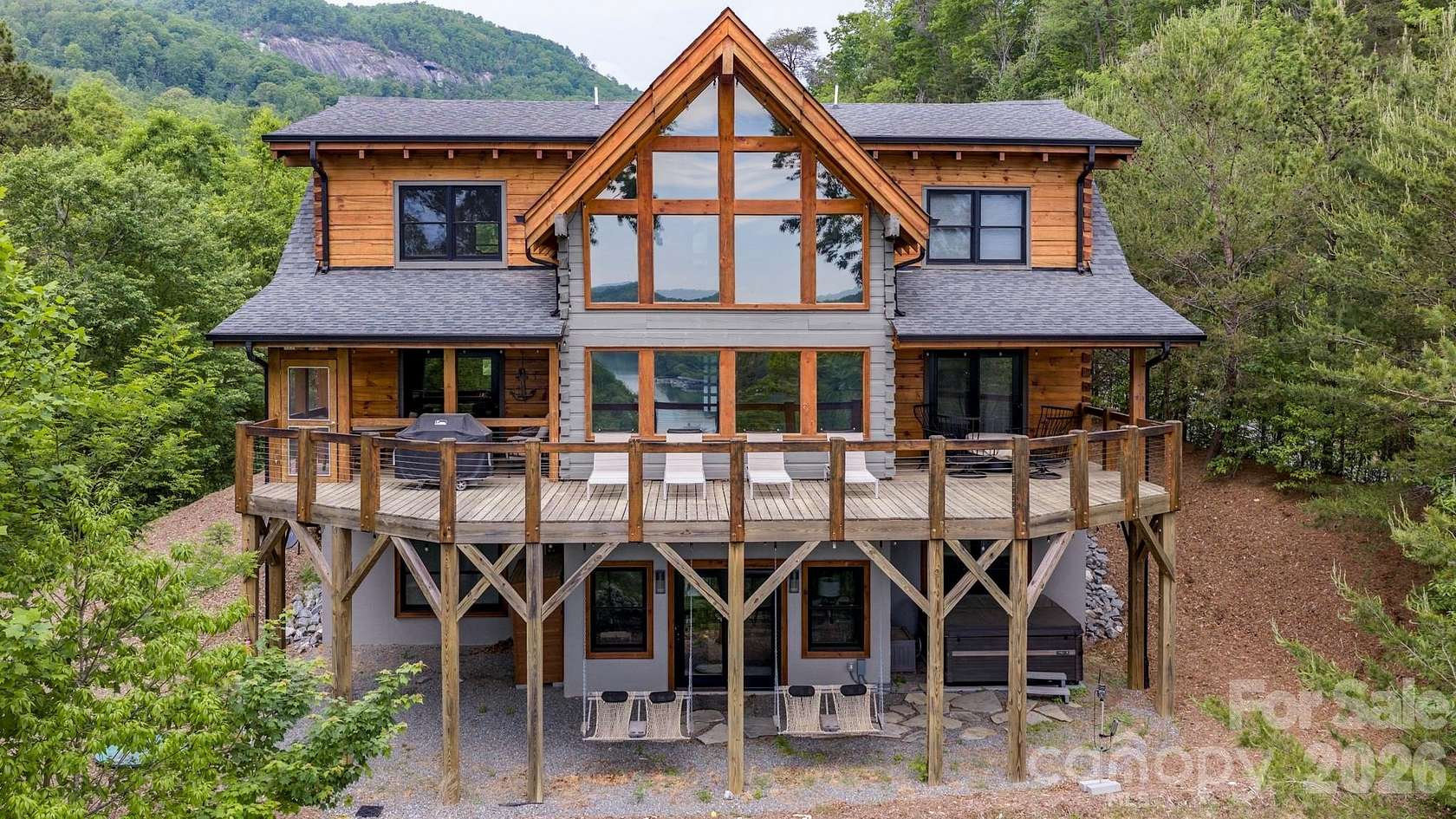 2.82 Acres of Land with Home for Sale in Lake Lure, North Carolina
