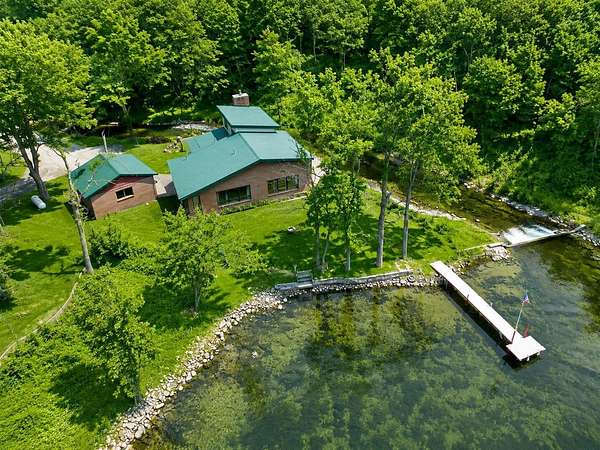 18 Acres of Recreational Land with Home for Sale in Melrose, Minnesota