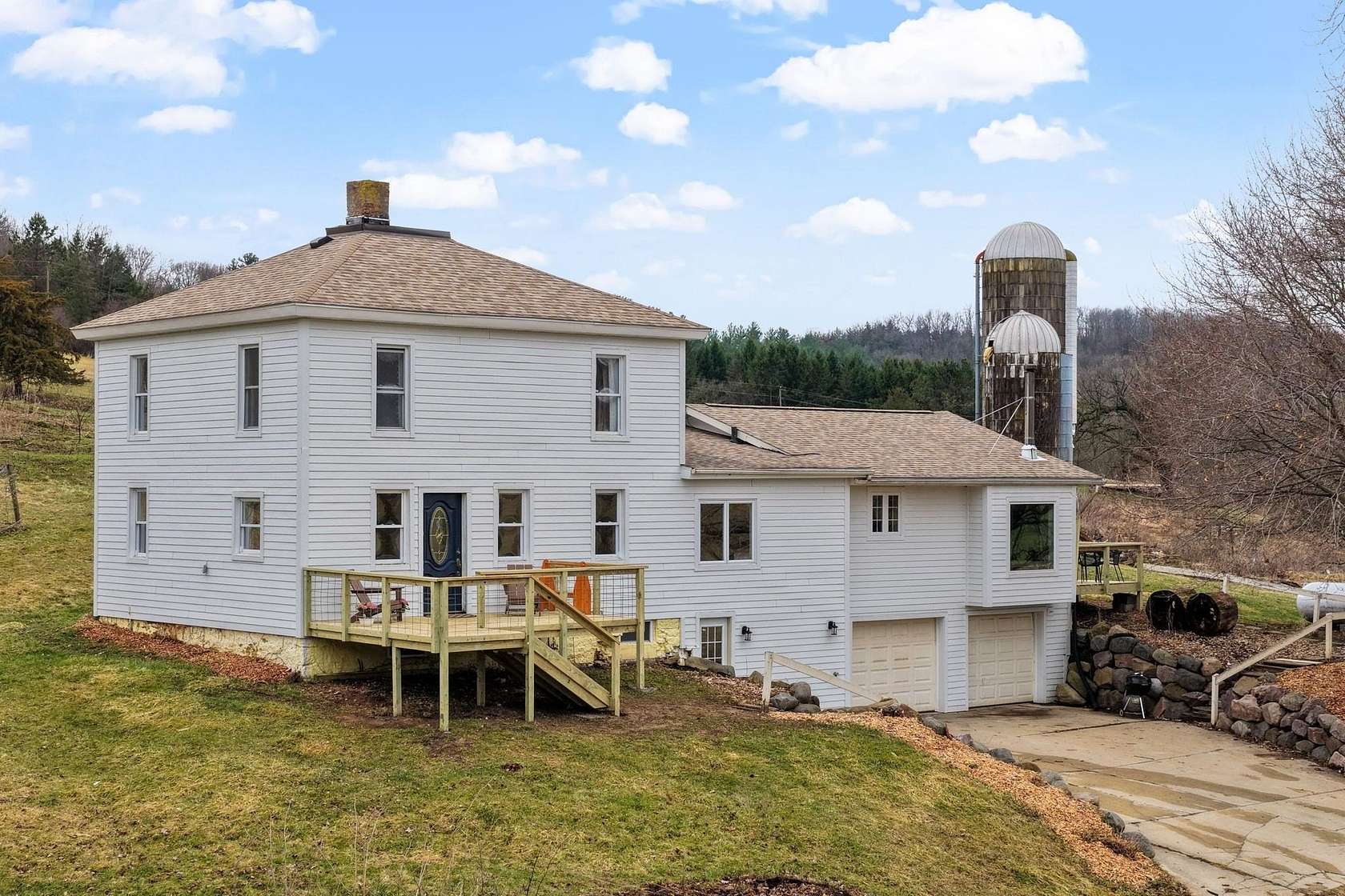 44.8 Acres of Land with Home for Sale in Dodgeville, Wisconsin