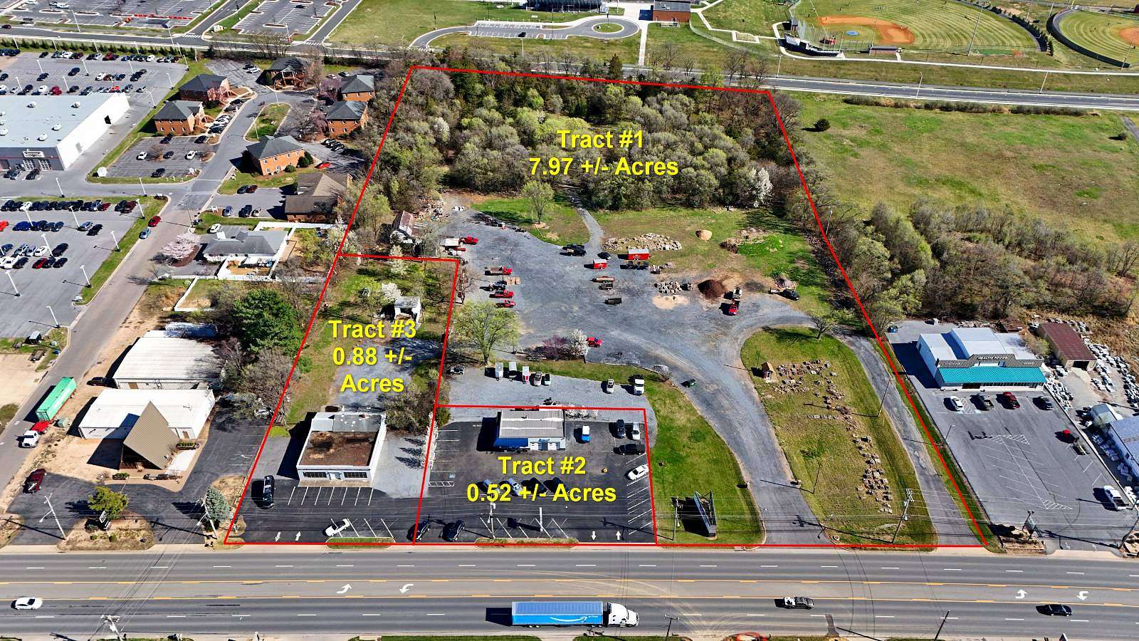 8 Acres of Commercial Land for Auction in Harrisonburg, Virginia