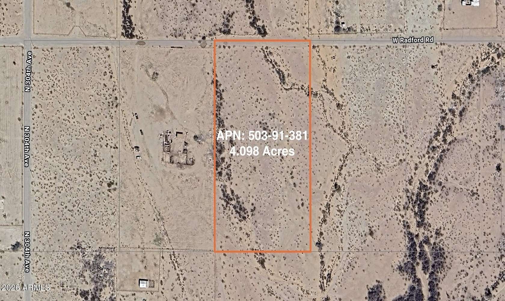 4.1 Acres of Residential Land for Sale in Wittmann, Arizona