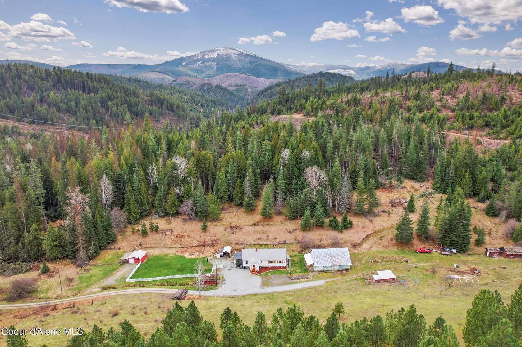 15 Acres of Land with Home for Sale in Cataldo, Idaho