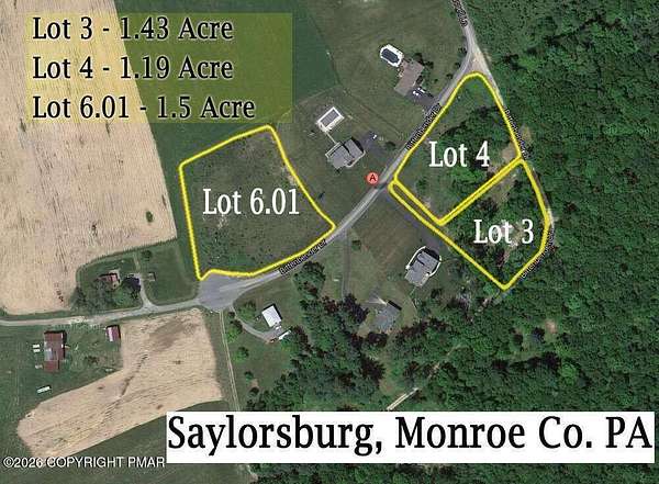 2.62 Acres of Residential Land for Sale in Saylorsburg, Pennsylvania