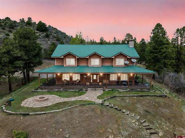 49.5 Acres of Recreational Land with Home for Sale in Bayfield, Colorado