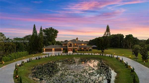 3.81 Acres of Land with Home for Lease in Davie, Florida