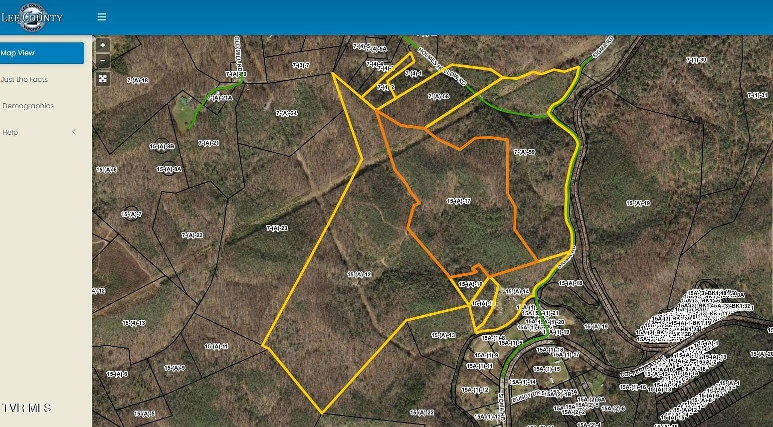 112 Acres of Recreational Land for Sale in Keokee, Virginia
