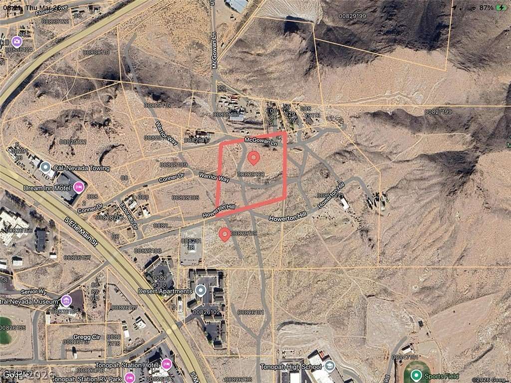 4.58 Acres of Residential Land for Sale in Tonopah, Nevada