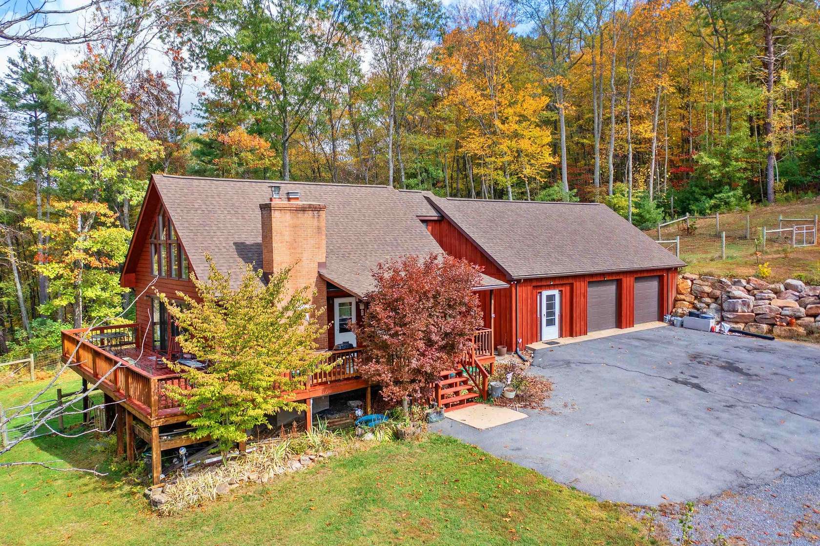 7.34 Acres of Land with Home for Sale in Hot Springs, Virginia