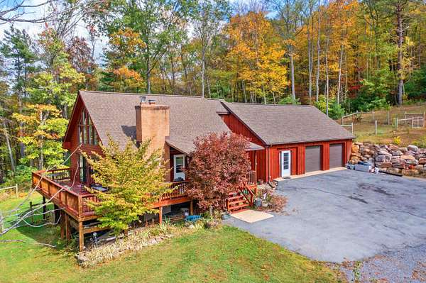 7.34 Acres of Land with Home for Sale in Hot Springs, Virginia