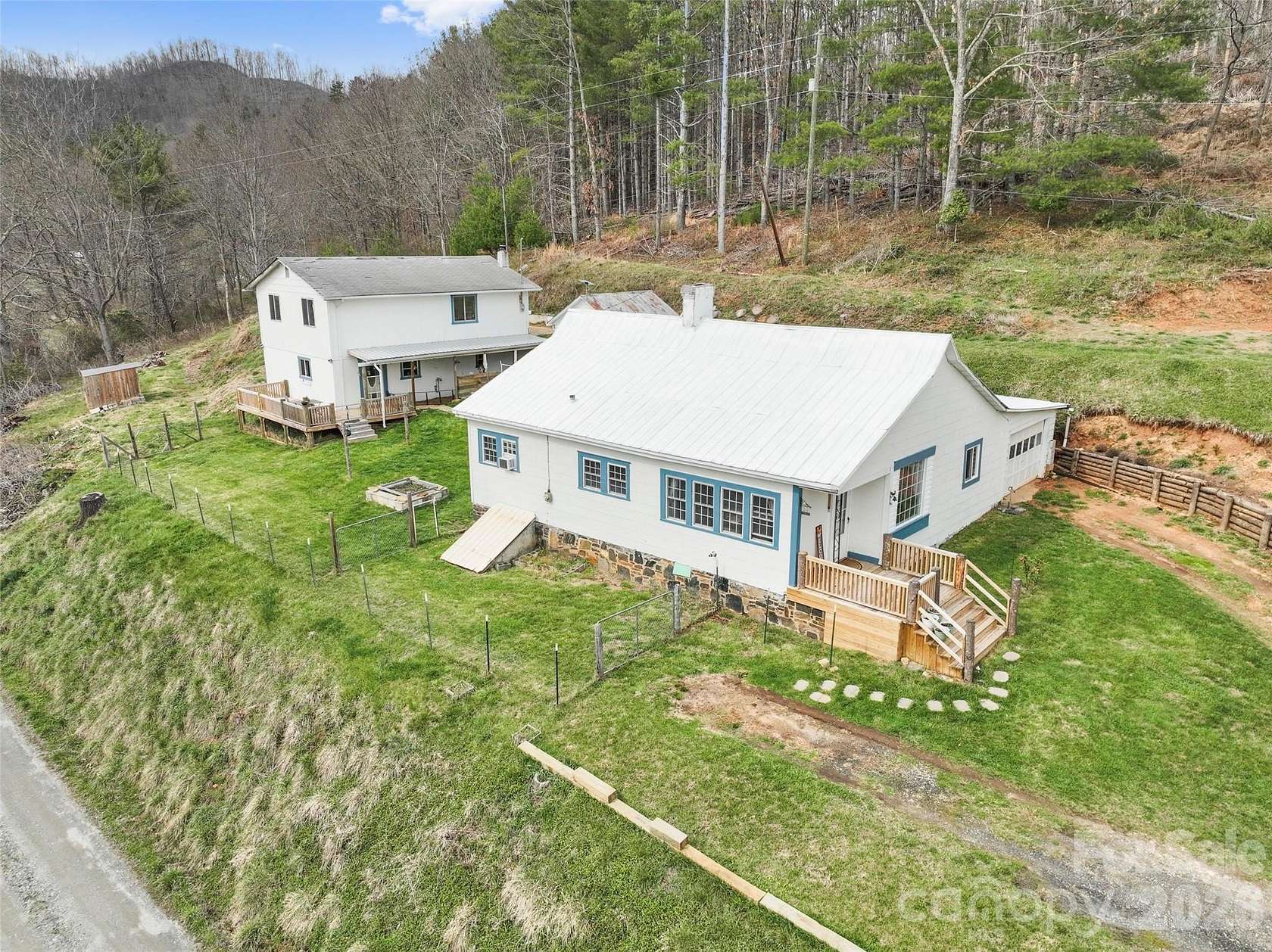 10.5 Acres of Land with Home for Sale in Bakersville, North Carolina