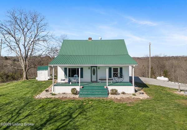 46 Acres of Land with Home for Sale in Owenton, Kentucky