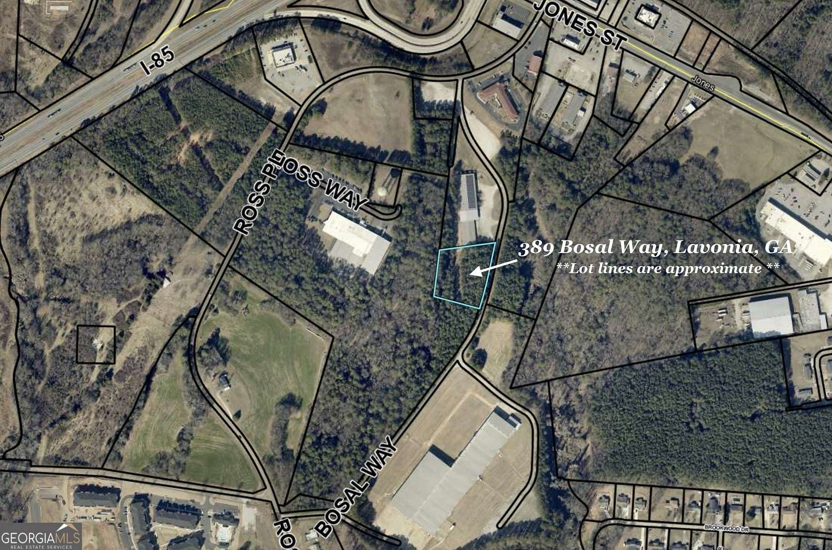 1.83 Acres of Commercial Land for Sale in Lavonia, Georgia