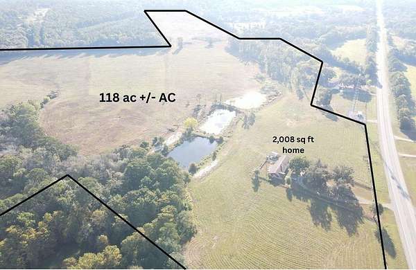 119 Acres of Agricultural Land with Home for Sale in Jasper, Texas