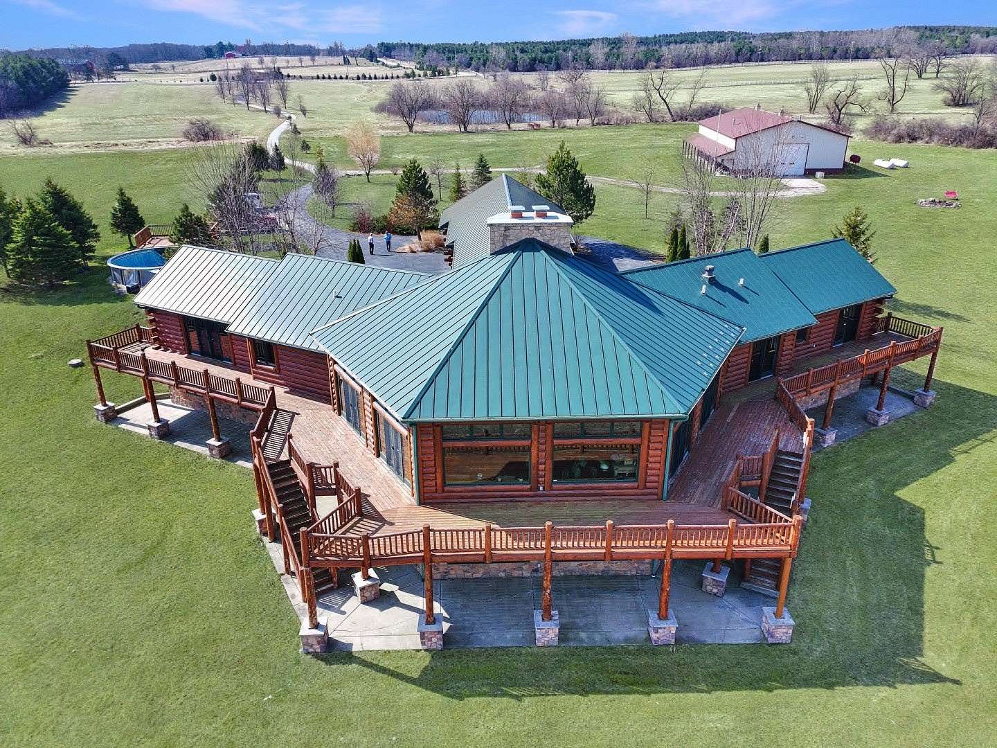 40 Acres of Land with Home for Sale in Harvard, Illinois