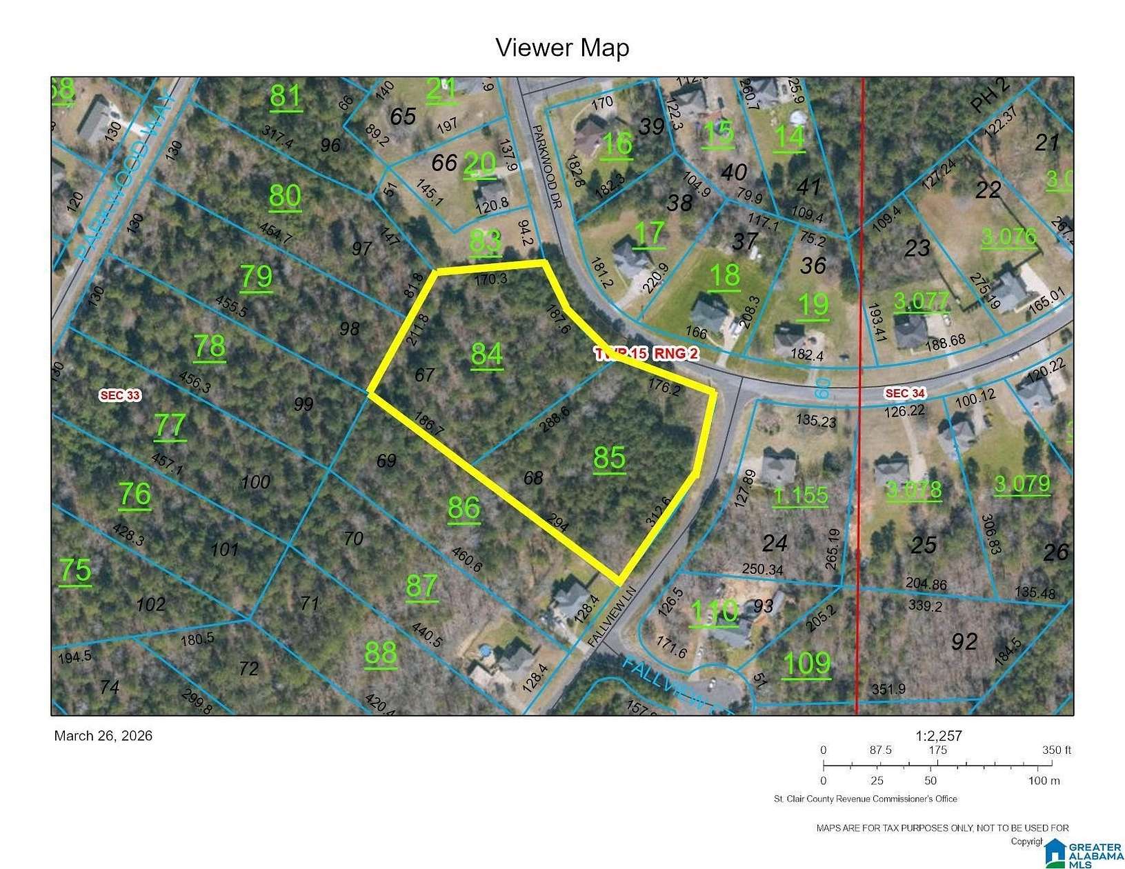 3.24 Acres of Residential Land for Sale in Odenville, Alabama