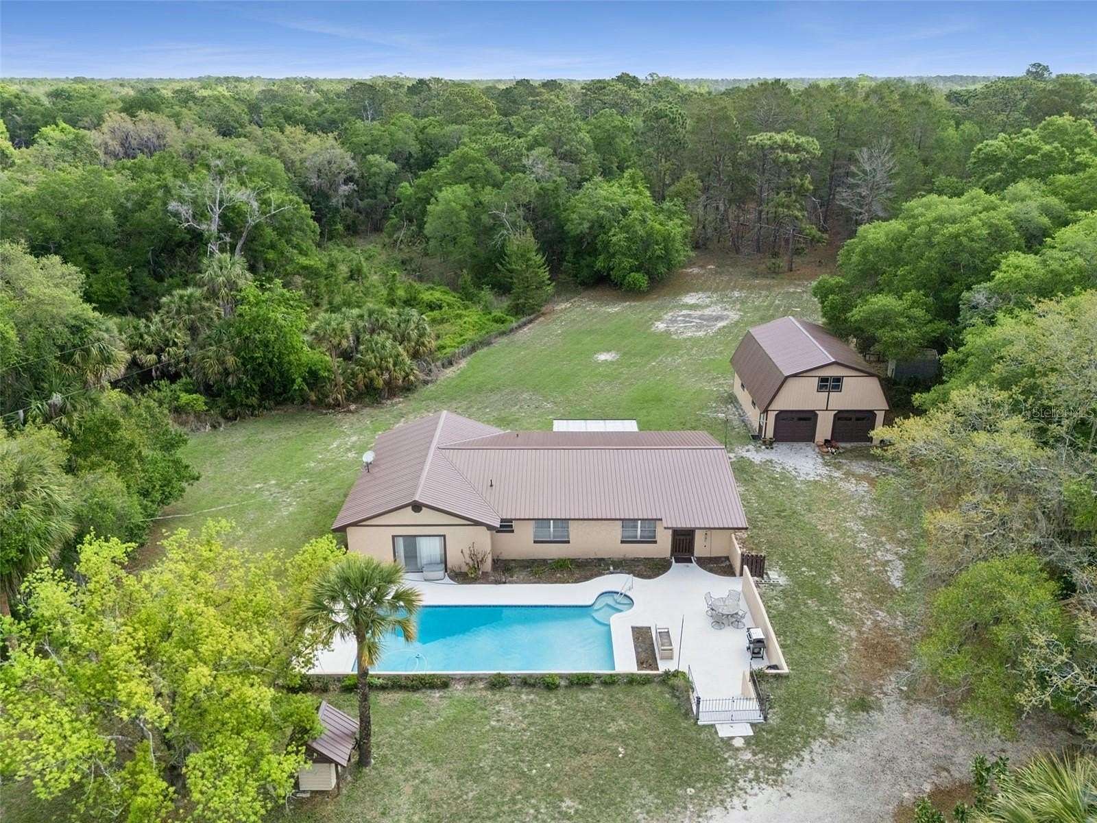 3.46 Acres of Land with Home for Sale in Geneva, Florida
