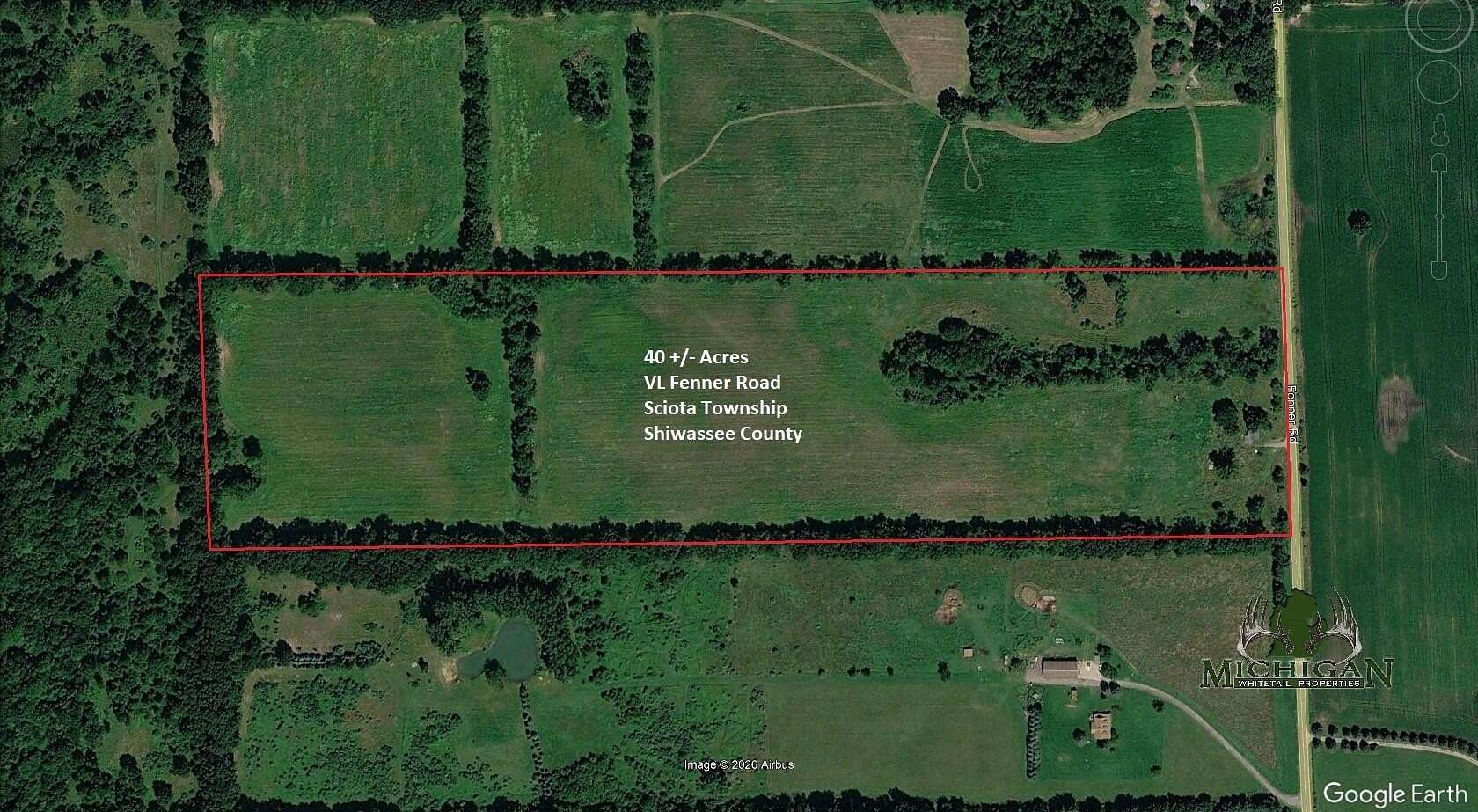 40 Acres of Land for Sale in Laingsburg, Michigan