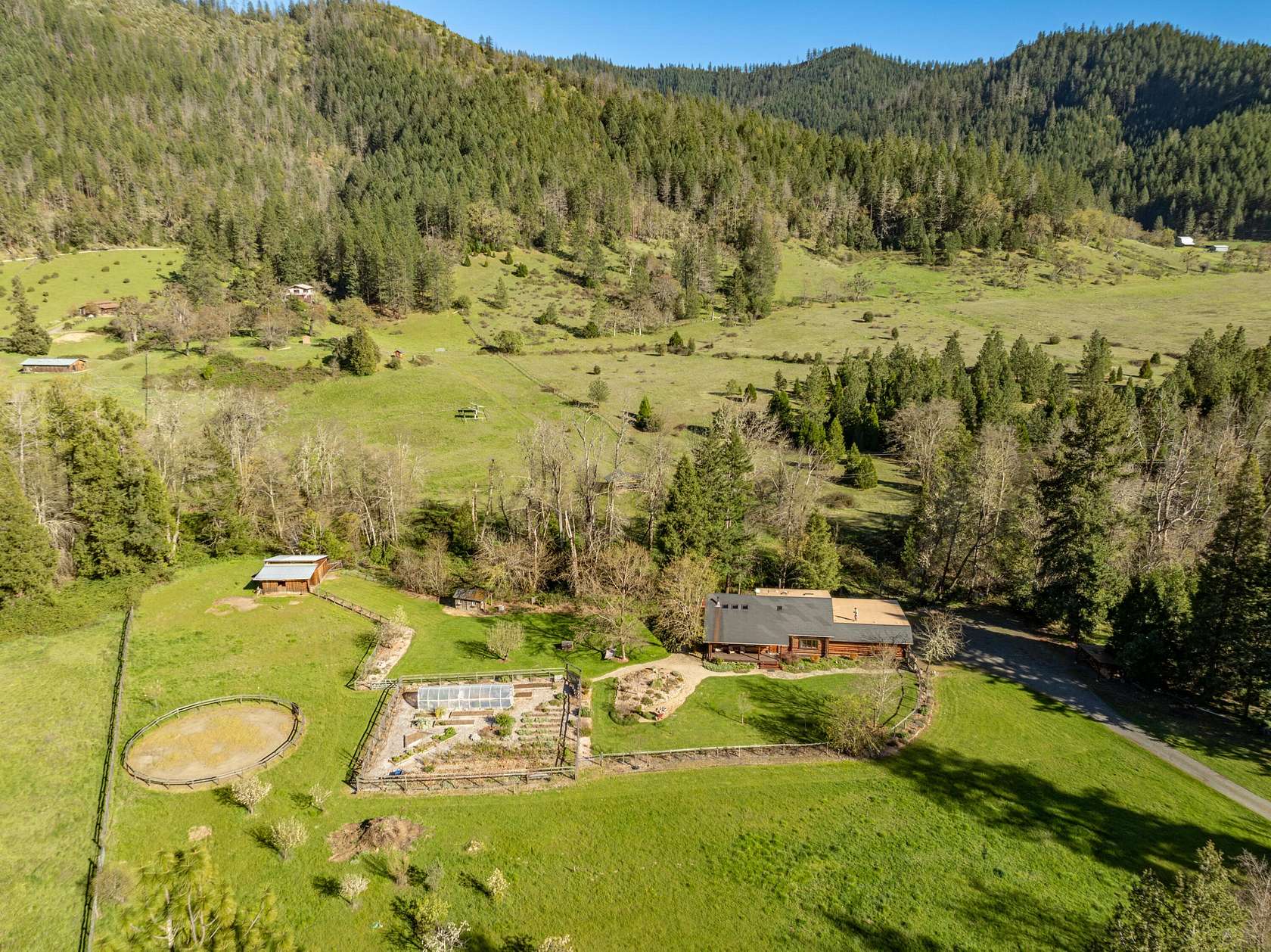 9.74 Acres of Land with Home for Sale in Applegate, Oregon