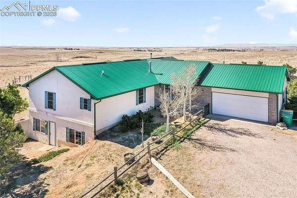 40 Acres of Agricultural Land with Home for Sale in Calhan, Colorado