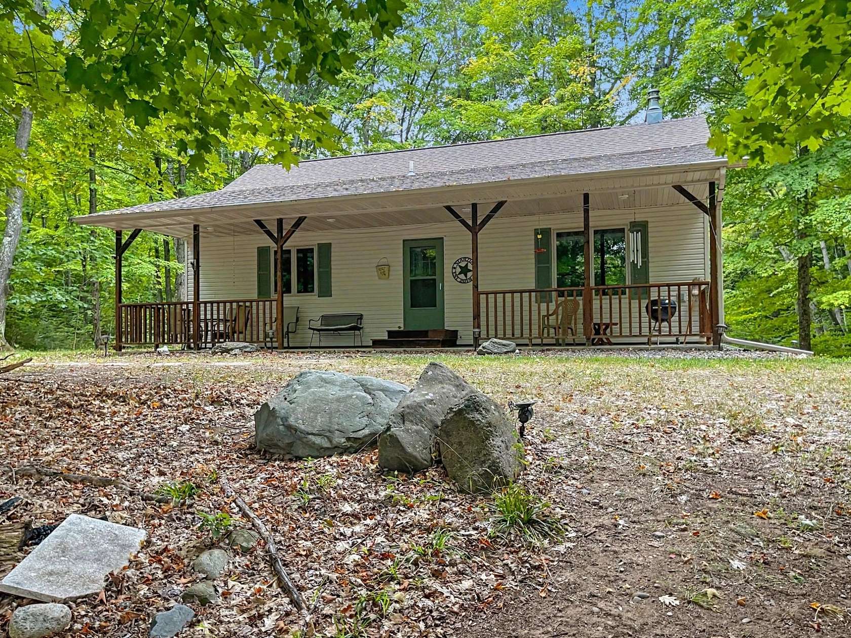 15 Acres of Recreational Land with Home for Sale in Gleason, Wisconsin