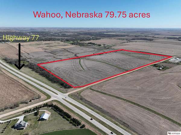 80.8 Acres of Agricultural Land for Sale in Wahoo, Nebraska