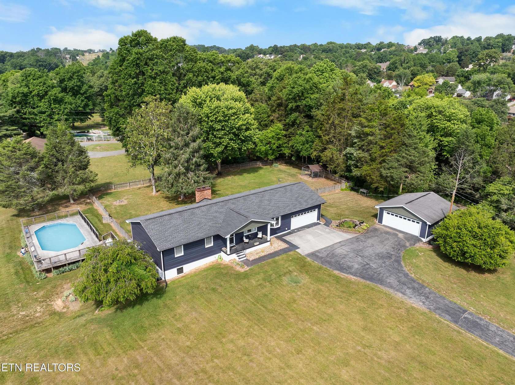 3.19 Acres of Land with Home for Sale in Knoxville, Tennessee