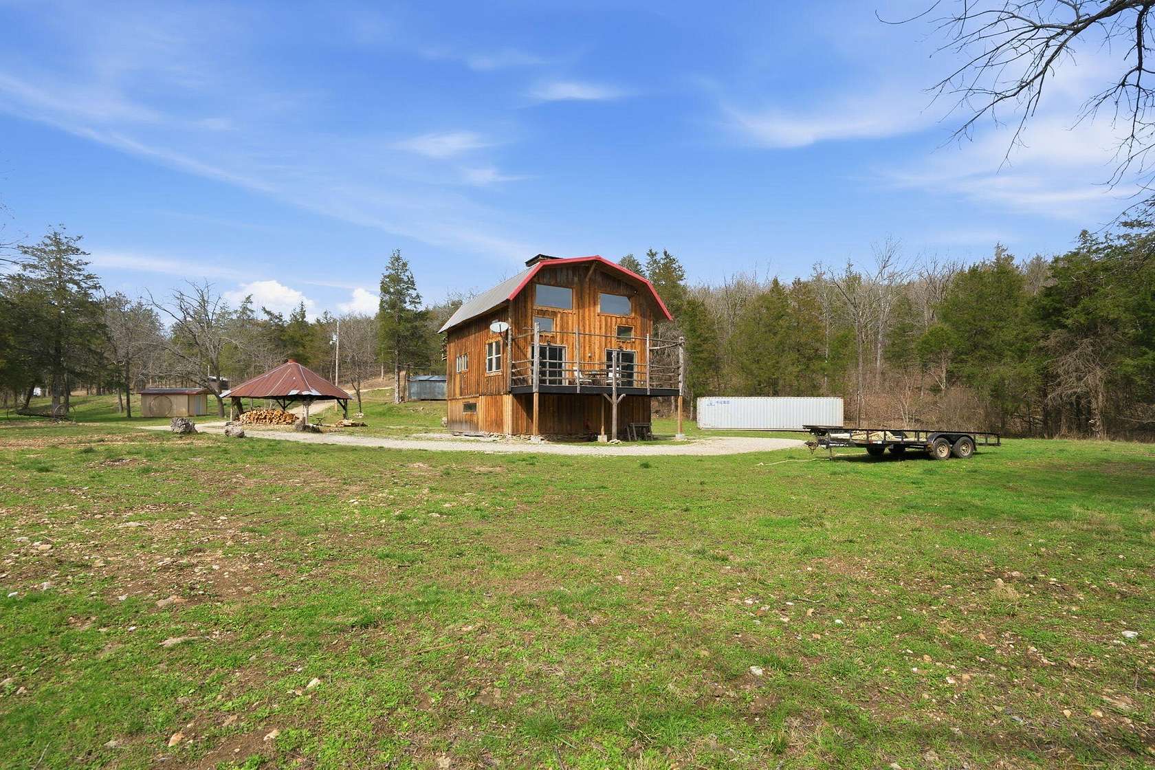 40 Acres of Land with Home for Sale in Walnut Shade, Missouri