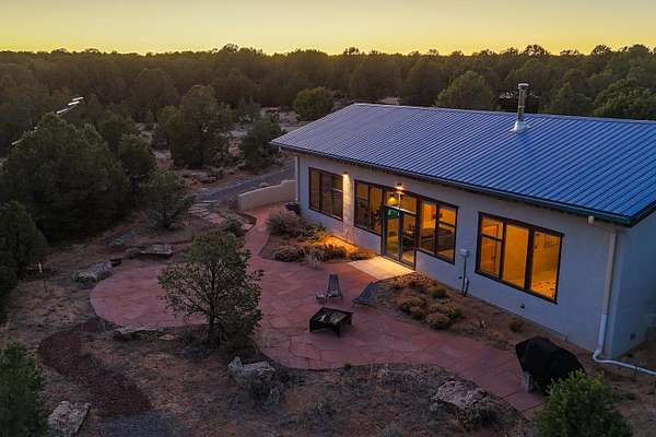 9 Acres of Land with Home for Sale in Carson, New Mexico