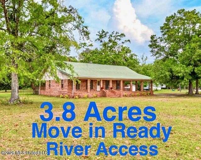 3.8 Acres of Land with Home for Sale in Vancleave, Mississippi