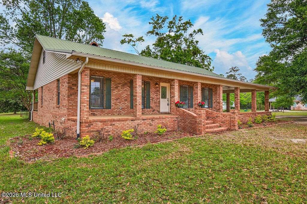 3.8 Acres of Land with Home for Sale in Vancleave, Mississippi