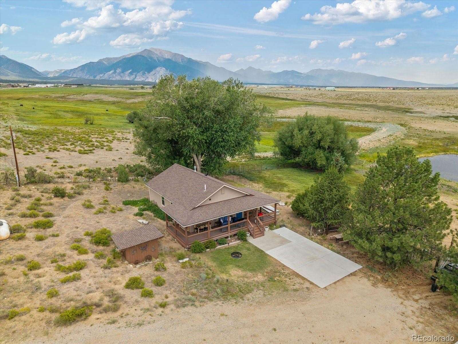 129 Acres of Land with Home for Sale in Nathrop, Colorado