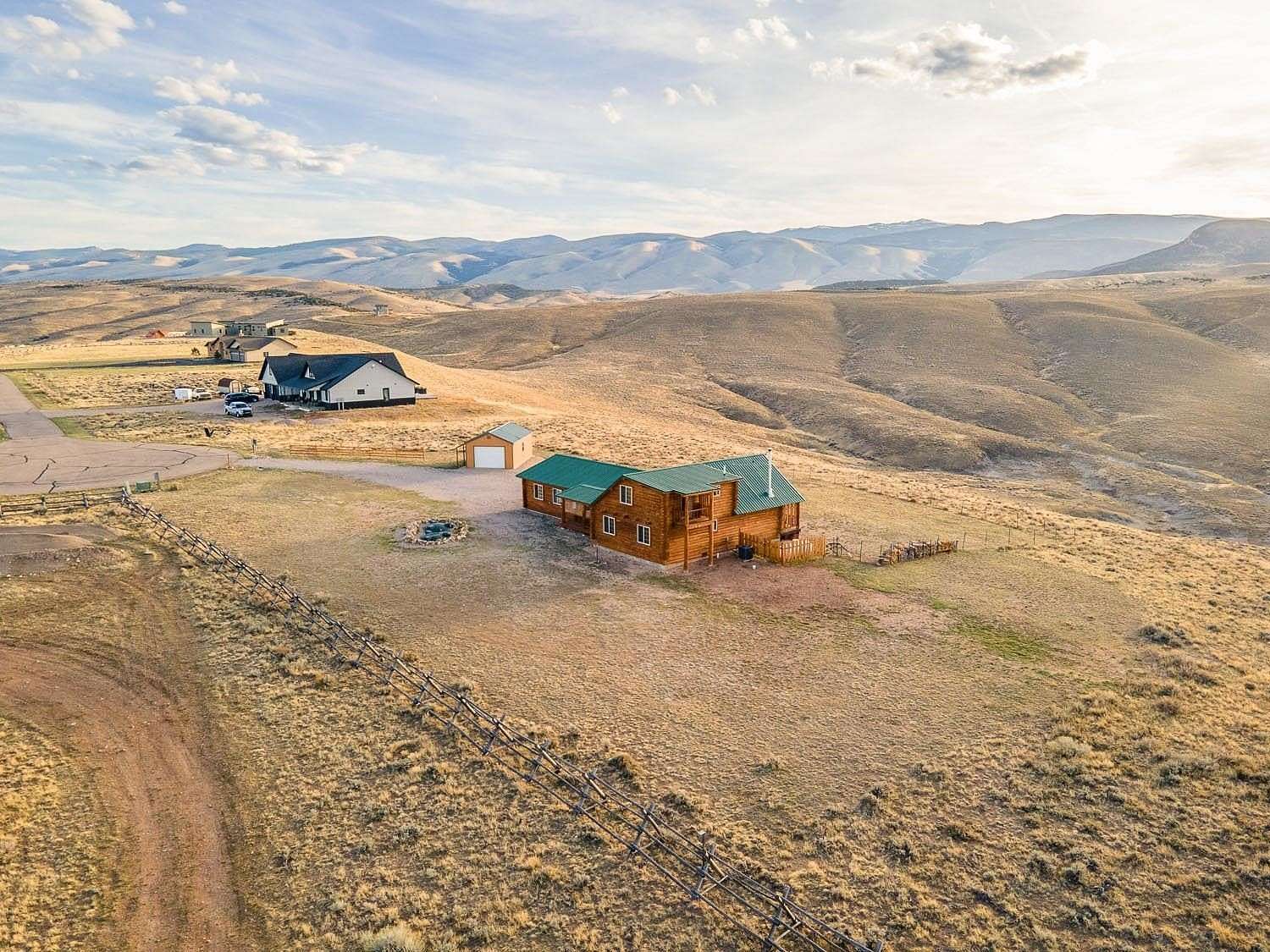 16.9 Acres of Land with Home for Sale in Lander, Wyoming