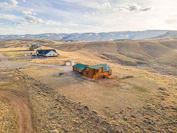 16.9 Acres of Land with Home for Sale in Lander, Wyoming