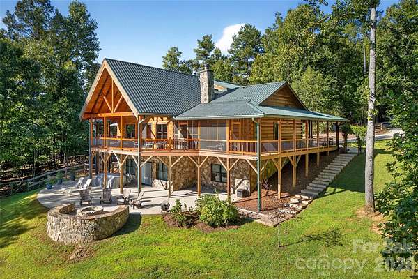 10.6 Acres of Recreational Land with Home for Sale in Nebo, North Carolina