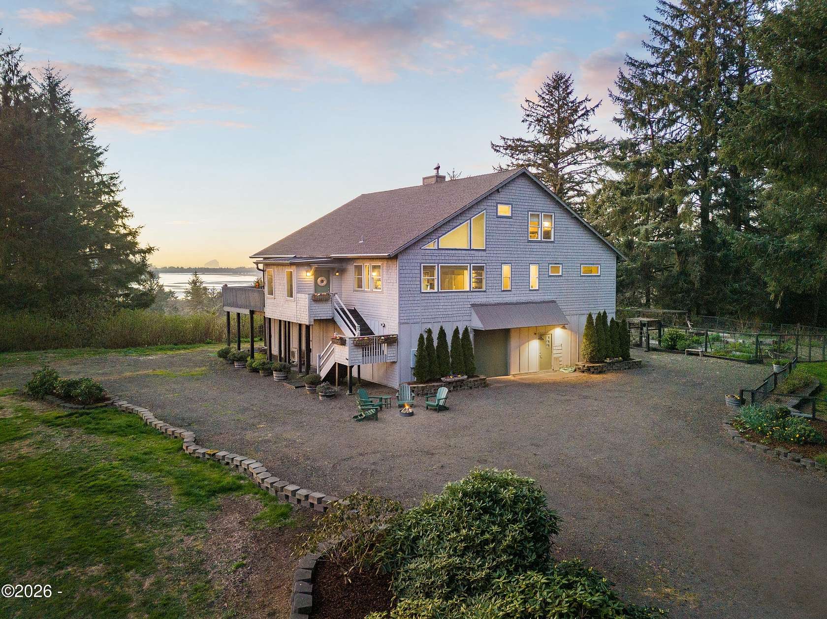 7 Acres of Land with Home for Sale in Cloverdale, Oregon