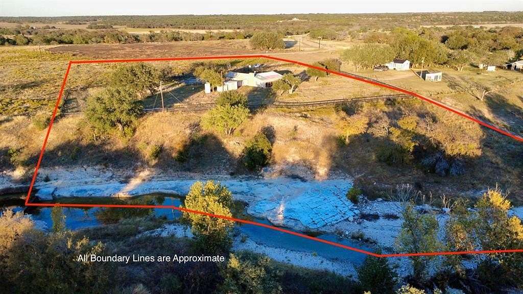 5.54 Acres of Land with Home for Lease in Evant, Texas