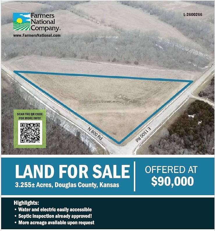 3.26 Acres of Residential Land for Sale in Lawrence, Kansas