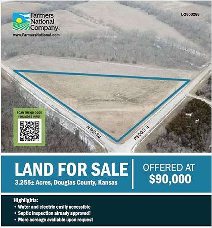 3.26 Acres of Residential Land for Sale in Lawrence, Kansas