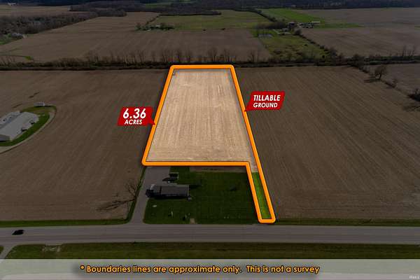 6.36 Acres of Residential Land for Sale in Parker City, Indiana