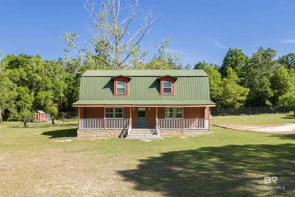 1.67 Acres of Land with Home for Sale in Loxley, Alabama